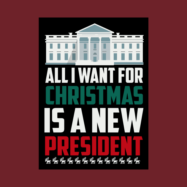 all iwant for christmas is a new prisident by lounesartdessin