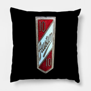 Austin 10 British 1930s classic car badge Pillow