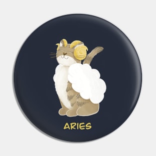 Aries cat zodiac sign Pin