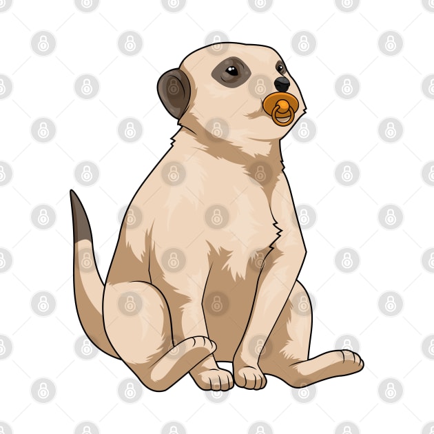 Meerkat Baby Pacifier by Markus Schnabel