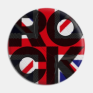 ROCK - UNION JACK Pin