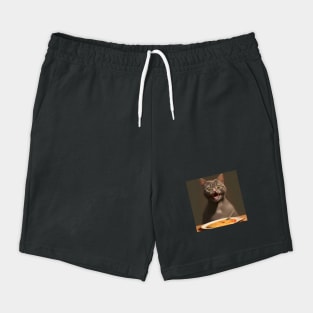 Surprise Cat Love Eating Vegan Spaghetti Shorts