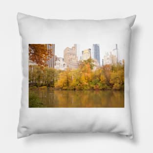Autumn in Central Park Pillow