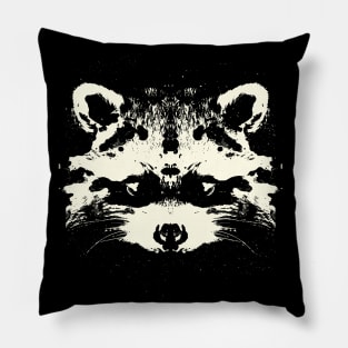 Rorschaccoon Pillow