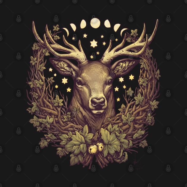 CERNUNNOS STAG by Medusa Dollmaker