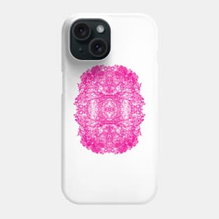 Pink Symetric Cherry Blossoms Phone Case