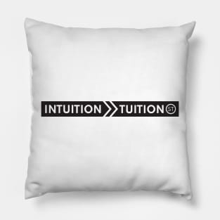 The Office Intuition Tuition Scott’s Tots Black Pillow