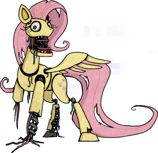 My Little Pony - Fluttershy Animatronic Magnet