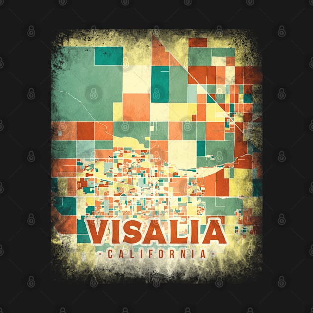 Visalia US map by SerenityByAlex