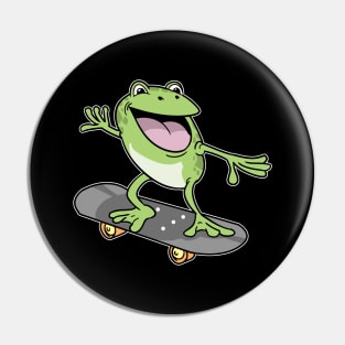 Cottagecore Aesthetic Frog Skateboard Fairycore Pin