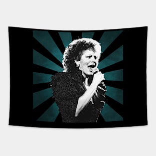 Reba Mcentire II Retro Pixel II 70s Tapestry