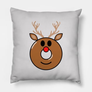 The Reindeer Donut Pillow