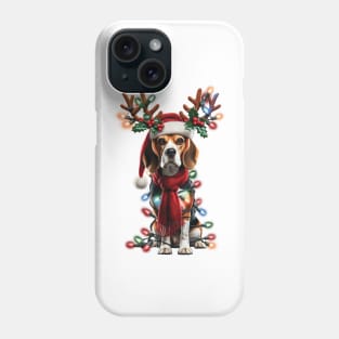 Jack Russell Reindeer Christmas Phone Case
