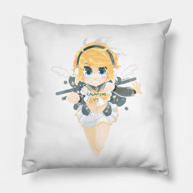 (VOC) ACTUAL ANGEL RIN KAGAMINE Pillow by Crispy