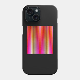 Dots orange, red, pink Phone Case