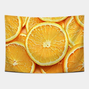 Juicy Orange Slices Tapestry