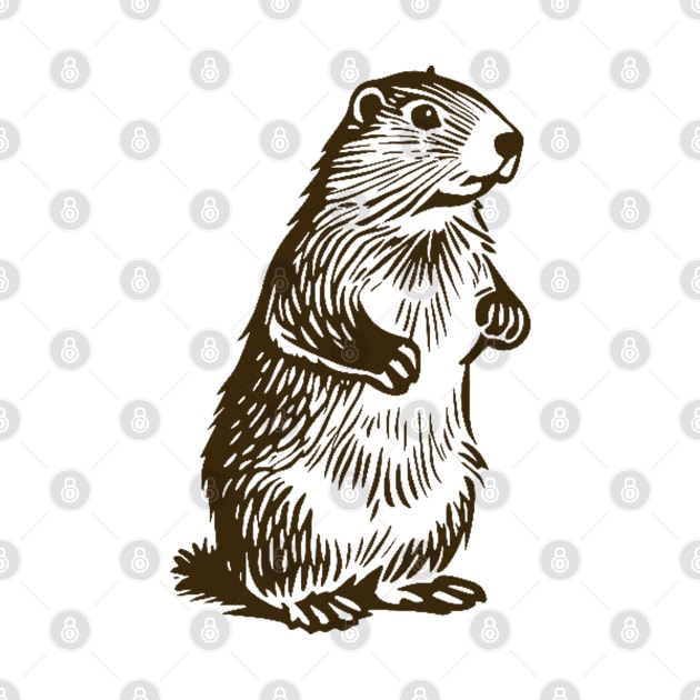 Vintage Groundhog by valentinahramov