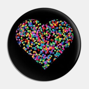 dot day heart Pin