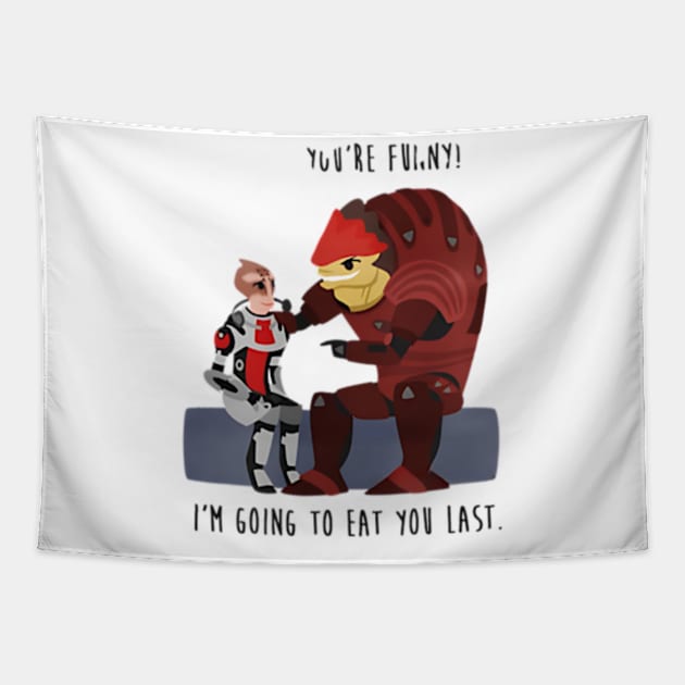 Urdnot Wrex Tapestry by vestiti