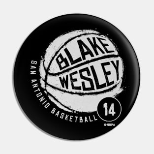 Blake Wesley San Antonio Basketball Pin