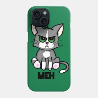 Meh Cat (Large Design) Phone Case