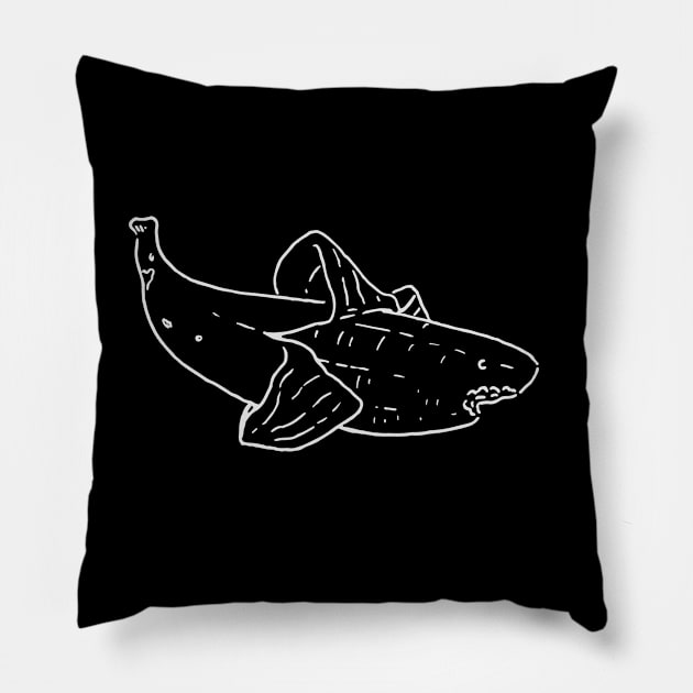 bananark - noodle tee Pillow by noodletee