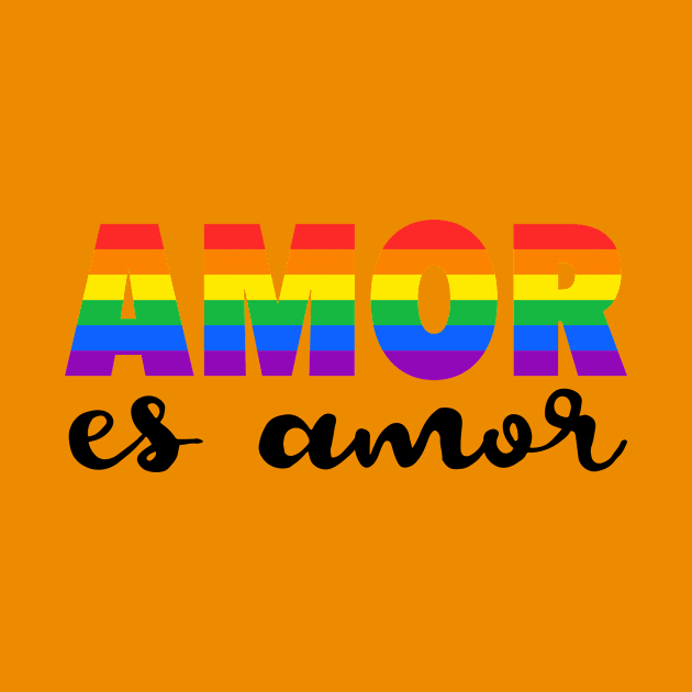 Amor es amor - Dia de San Valentin o onomastico - Diseño en negro by verde