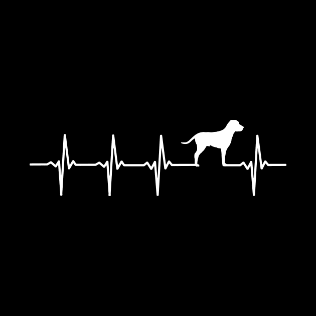 Pointer Heartbeat Gift For Pointer Lovers by OceanRadar