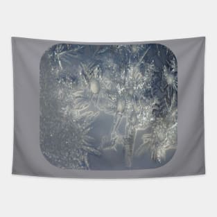 Ice Crystal Art Tapestry