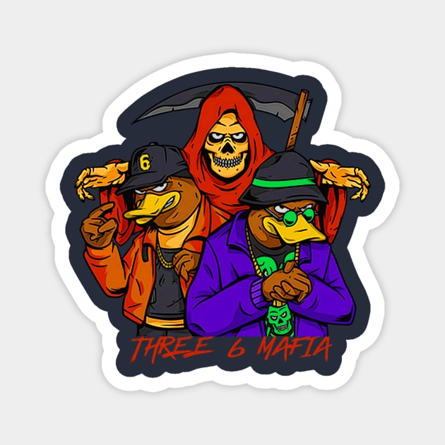 Three 6 Mafia///Fanart Design Magnet by ROJOLELE