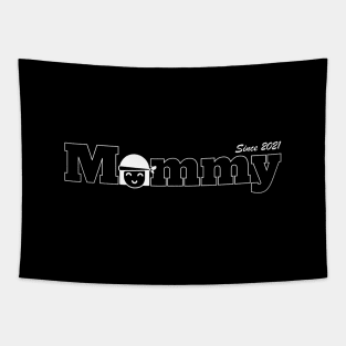 mommy chef (dark background) Tapestry