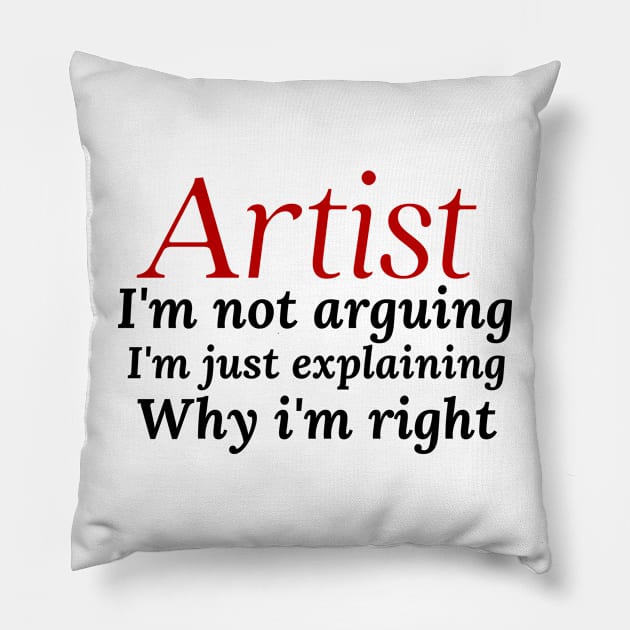 artist gift Pillow by Design stars 5