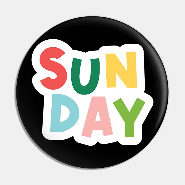 Sunday Pin by wendisdesign