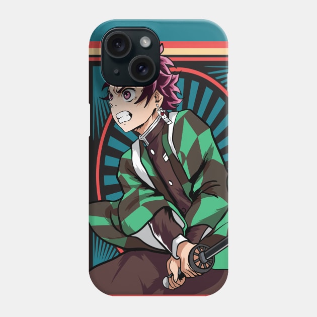 Demon Slayer Anime - Tanjiro Kamado Phone Case by mounier