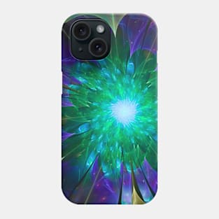 Abstract flower fractal Phone Case