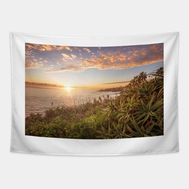 Laguna Sunset Tapestry by jswolfphoto