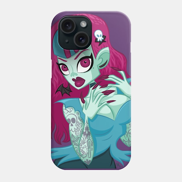 Undead Girl Phone Case by nocturnallygeekyme