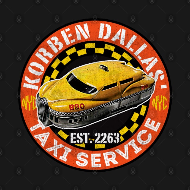 Korben Dallas Taxi Service by Alema Art