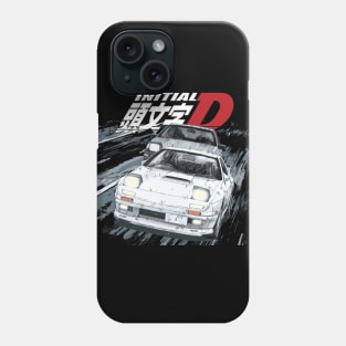 fc3s iNTIAL D Ryosuke Takahashi FC vs 86 Drift Car Battle RED SUNS Phone Case