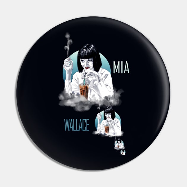 Mia Wallace Pin by KirmiziKoi