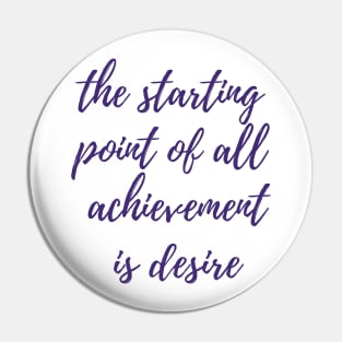 The Starting Point Pin