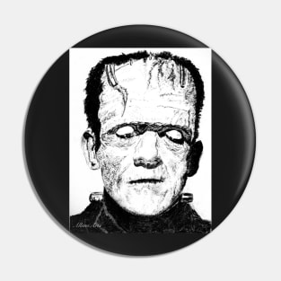 The Frankenstein monster (Boris Karloff) Pin