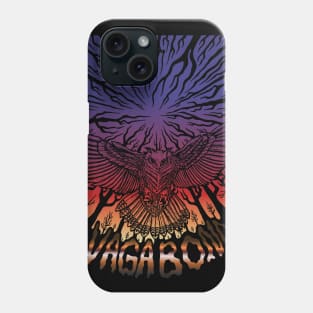 Black Tee - Owl Spirit Animal - Worm's Eye View Phone Case