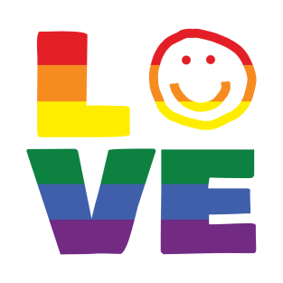 Pride Love Smiley Face T-Shirt