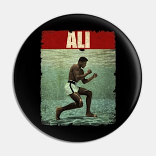 Muhammad Ali - NEW RETRO STYLE Pin