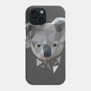 LOW POLY KOALA FACE! Phone Case