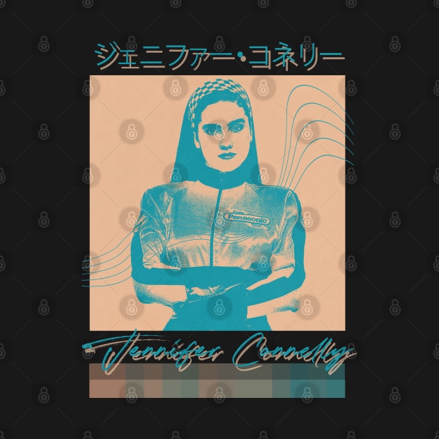 Jennifer Connelly • Retro Aesthetic Design by unknown_pleasures