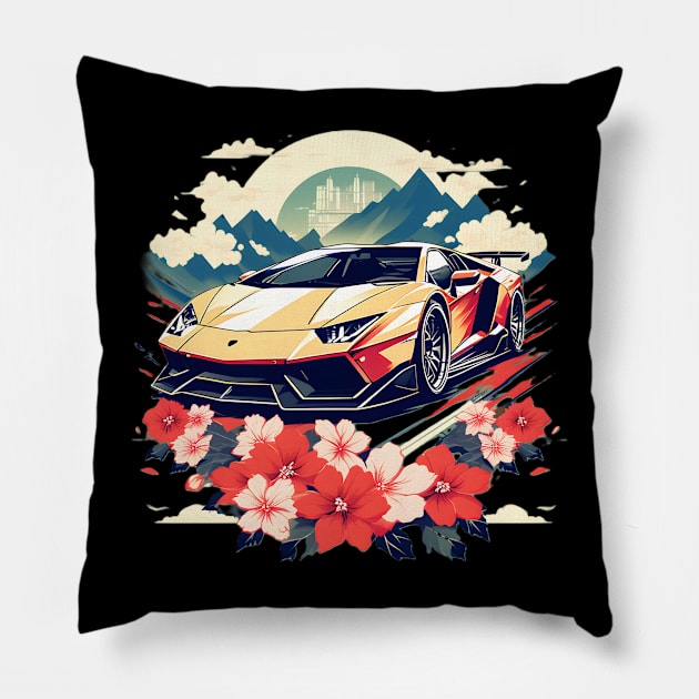 Lamborghini Aventador Pillow by Tuner Society SA