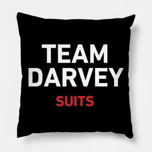 Suits Stacked Team Darvey Pillow