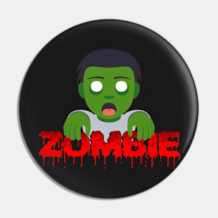 Zombie Brother Pin